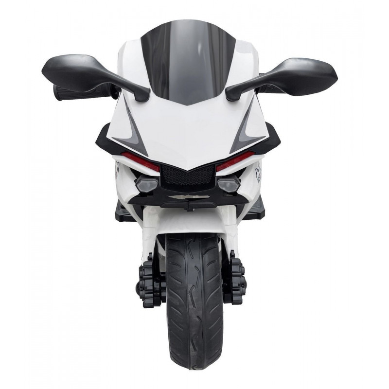 Дитячий акумуляторний мотоцикл, електромотоцикл VOLSO VS1900W білий 12V 40W, 4.5Ah від 3 років, навантаження до 40 кг
