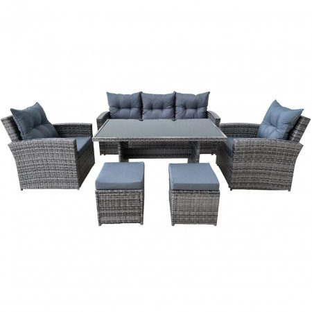 Комплект садових меблів Garden Line ABI3347 MARINNE III Сірий