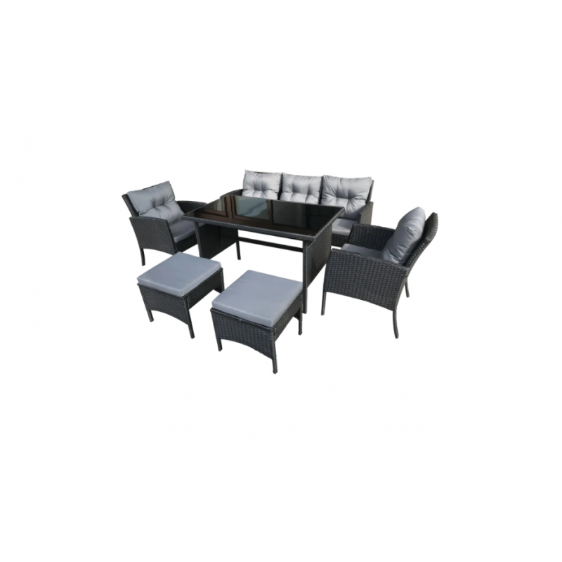 Комплект садових меблів Garden Line ABI7541 Чорний