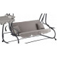 Качели садовые 210x120x170 см Garden Line KRE3095, серая