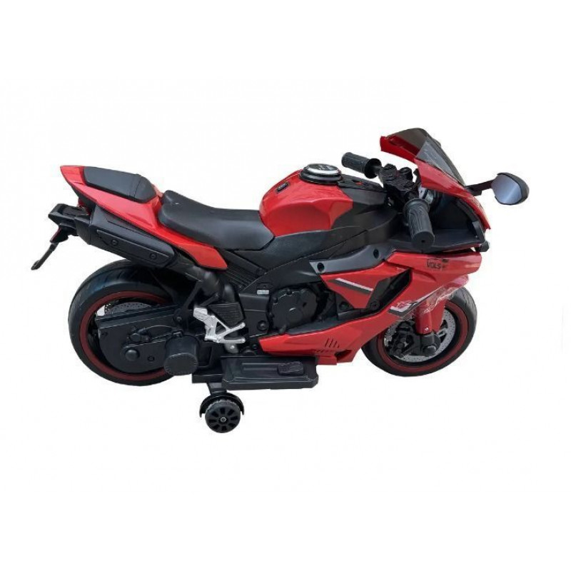 Детский электромотоцикл VOLSO VS1900R красный 12V 40W, аккумулятор 4.5Ah от 3 лет до 40 кг