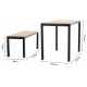 Садові меблі Garden Line MEB0858 комплект 3 шт, коричневий