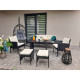 Садові меблі з ротангу Garden Line VADUZ SAD9583 комплект 6 шт., чорний