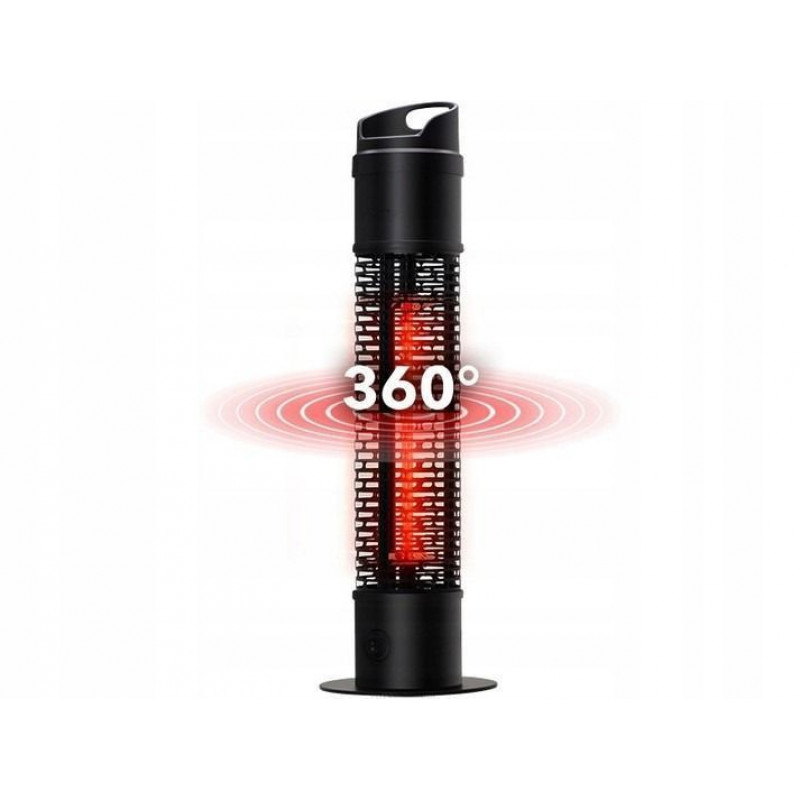 Інфрачервоний обігрівач для дому та тераси 1200W Bass Polska BH 41569 підлоговий