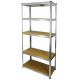 Стеллаж металлический на 5 полок 180 X 90 X 40 см 175кг MIR-RMG175
