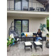Комплект садових меблів Garden Line VADUZ Чорний SAD9583