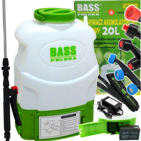 Обприскувач ранцевий акумуляторний для саду та городу 20 л Bass Polska 8620