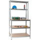 Стеллаж металлический 100x30/60x180 150 кг Mirpol MIR-RMG-N150