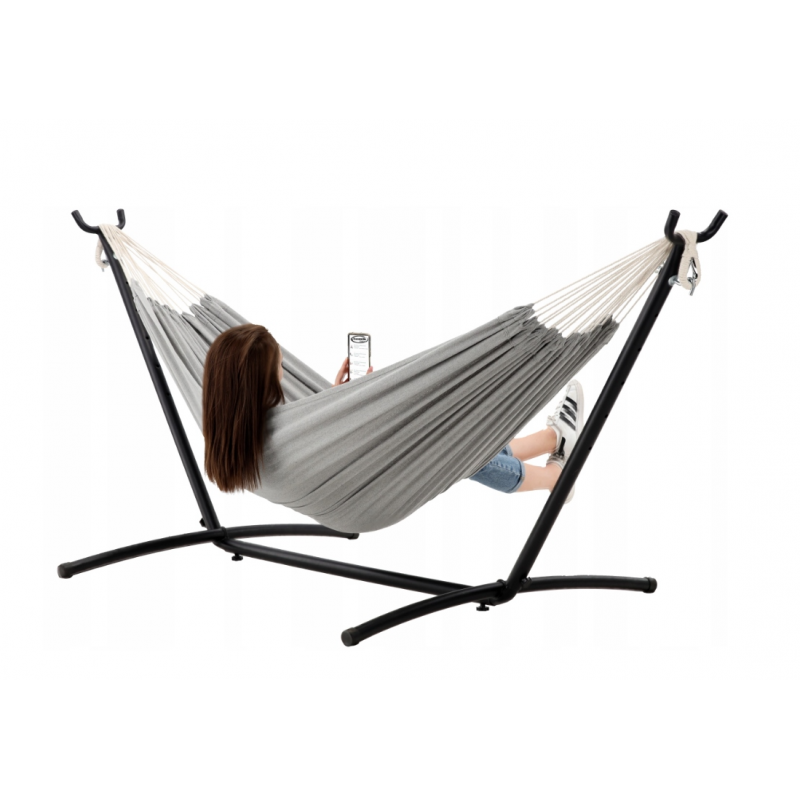 Стойка для гамака 260х107х100 см GardenLine HAM2535, черная