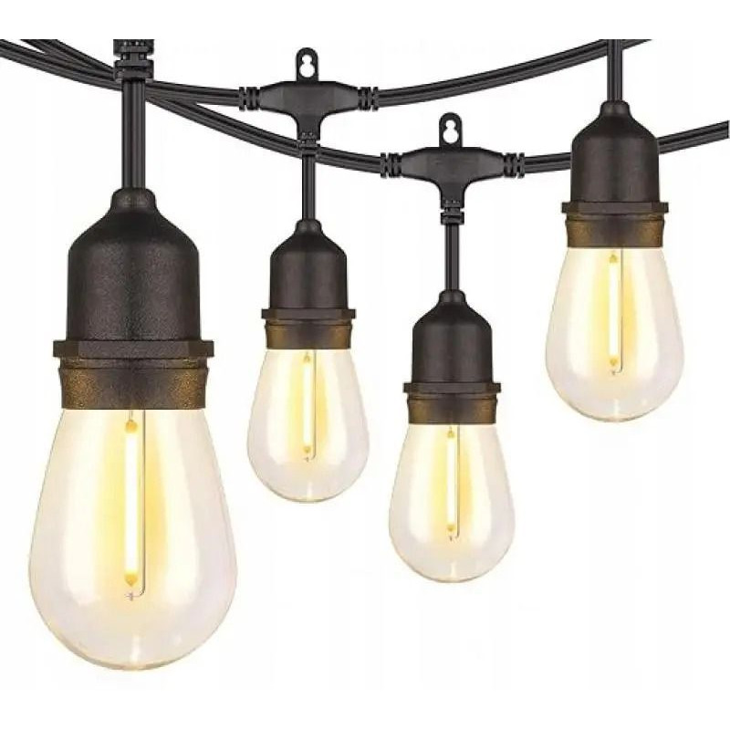 Декоративна гірлянда 10 LED 10 м Теплий-білий Garden Line  SOL1243