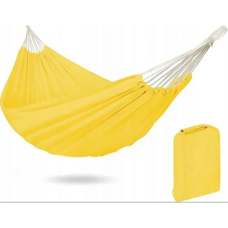 Гамак Garden Line 200x150 см Жовтий 200kg HAM2542