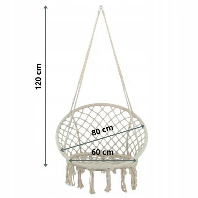 Підвісне крісло Garden Line HAM5288, бежеве