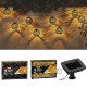 Вулична гірлянда на сонячній батареї 3,8 м 10 LED Garden Line SOL3651