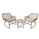 Комплект садових меблів Garden Line LEUCA Сірий ABI3408