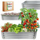 Висока грядка прямокутна оцинкована, 240х120х30 см Garden Line ZAK8304