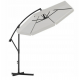 Зонтик садовый с наклоном 300 см GardenLine GAO1497, LED подсветка + чехол, серая