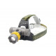 Налобний фонар WD123, Акк., LED, Zoom, Авто заряд