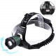 Налобний ліхтар Police 2188-2XPE, Білий, Червоний, ЗУ microUSB, Zoom