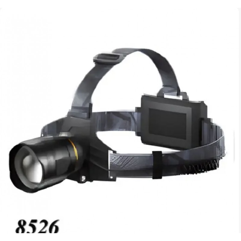Налобний ліхтар Bailong BL-8075-2-GT100, 2x18650, зум, ЗУ microUSB