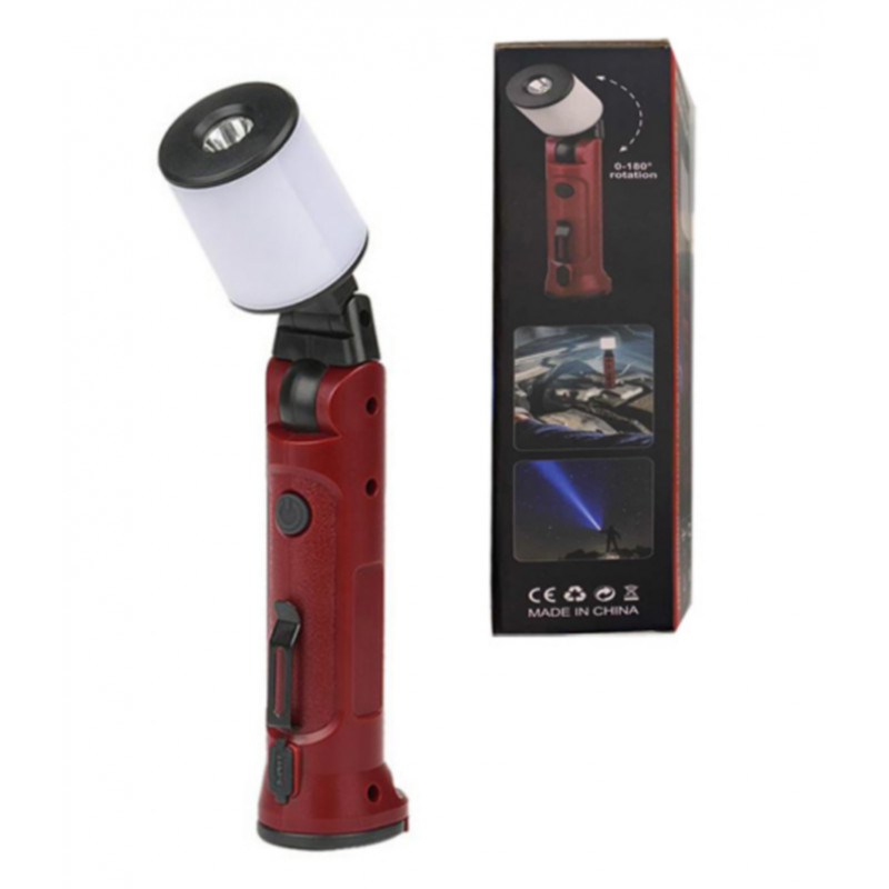 Ліхтар для кемпінгу WORKLIGHT-72-XPE, Білий, Червоний, 10W, 350 Лумен, Li-Ion, поворотний 180º+180º