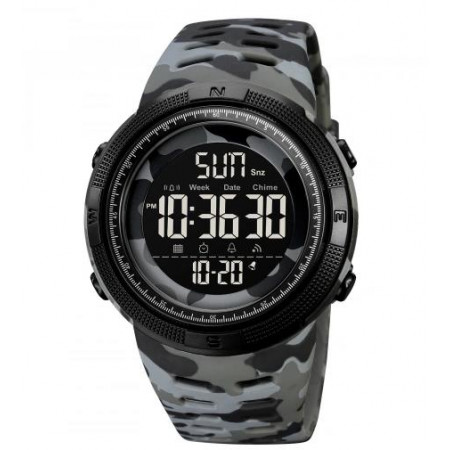Часы наручные SKMEI 2070CMGYBK, GRAY CAMO-BLACK, 9786