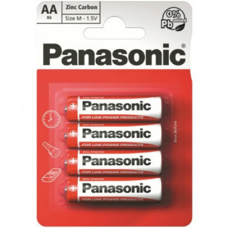 Батарейка Panasonic R6/AA / соляна
