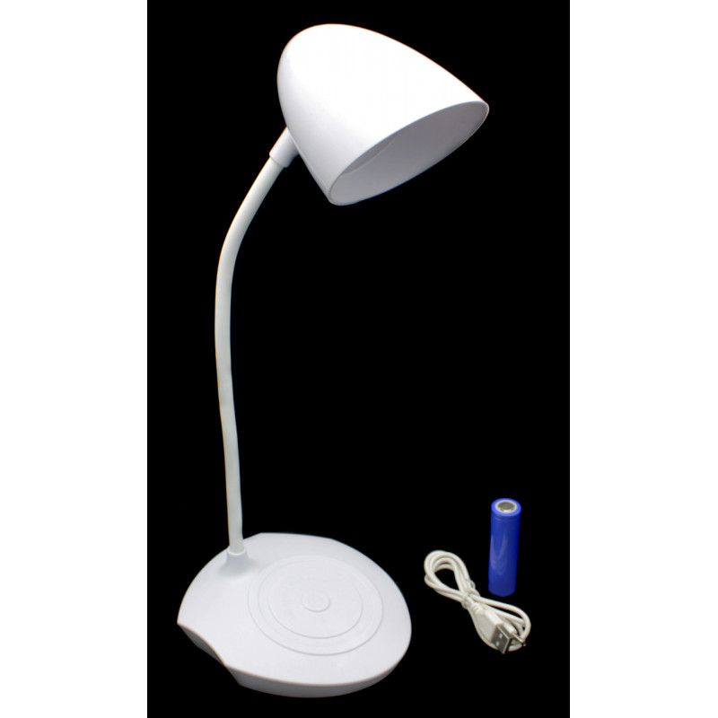 Настольная LED лампа аккумуляторная JL-815A на 18650/microUSB