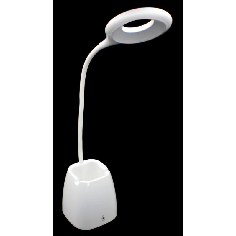 Настольная LED лампа аккумуляторная на 18650/microUSB (сенсорный выключатель) 1128 - WD477
