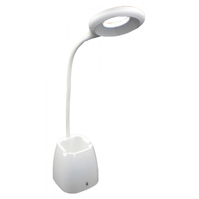 Настольная LED лампа аккумуляторная на 18650/microUSB (сенсорный выключатель) 1128 - WD477