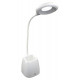 Настольная LED лампа аккумуляторная на 18650/microUSB (сенсорный выключатель) 1128 - WD477