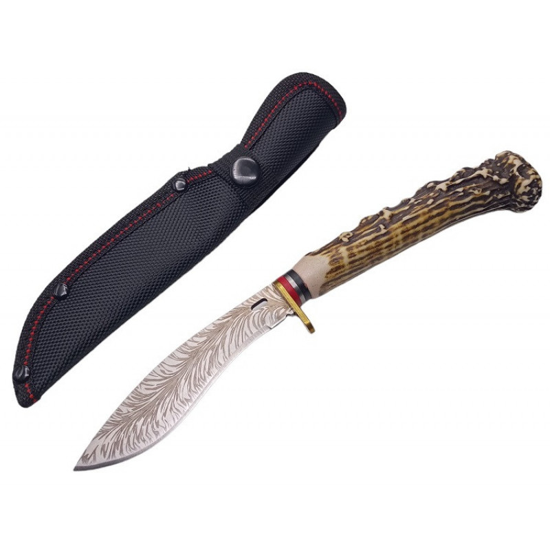 Ніж мисливський Damascus 144