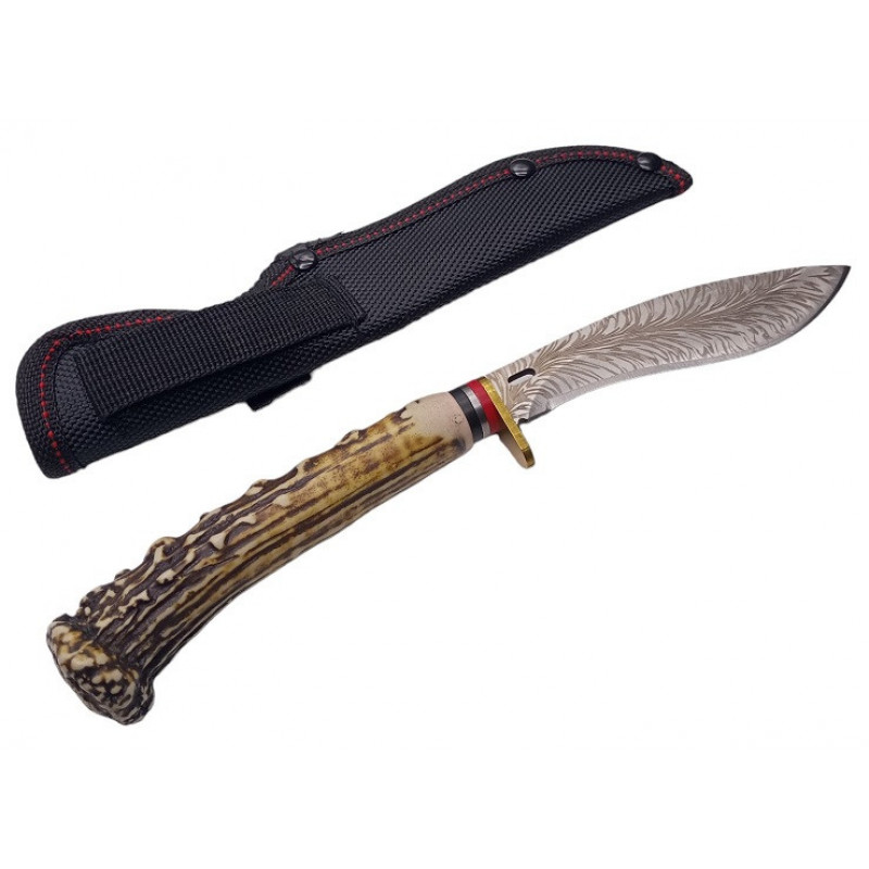 Ніж мисливський Damascus 144