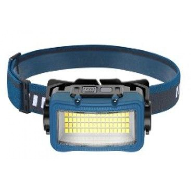 Налобний ліхтар Rablex RB957, жовтий+білий+червоний, 64хCOB, Sensor, акум, Type-C