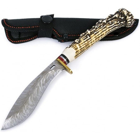 Ніж мисливський Damascus 144