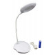 Настольная LED лампа аккумуляторная JL-816A на 18650/microUSB (сенсорный выключатель)