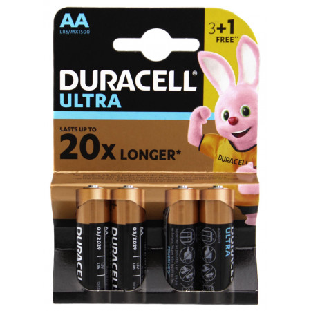 Батарейка Duracell Ultra LR6/AA блістер - 4 шт.