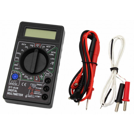 Мультиметр DT-838 (Тестера), Звукова прозвонка, Температура