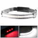 Налобний ліхтар Stripe Ultra bright YD-33, 37SMD Білий+3SMD Червоний, ЗУ micro USB, акум