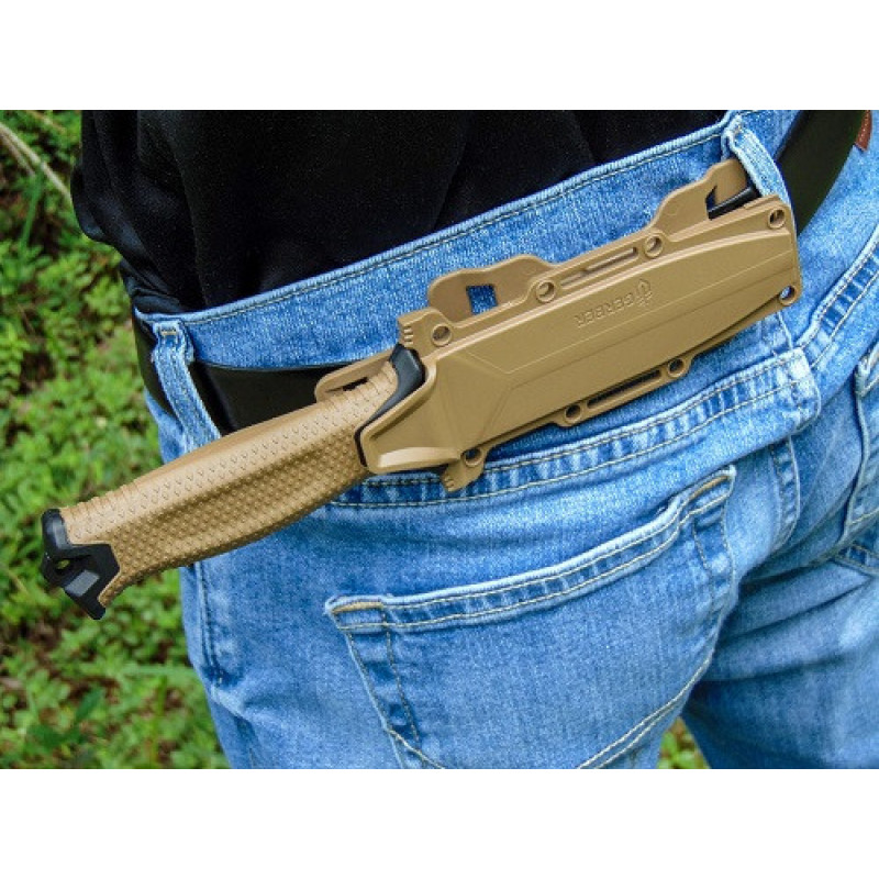 Ніж мисливський Bear Grylls Gerber КОРИЧНЕВИЙ 539-4 / 25 см / 11 см