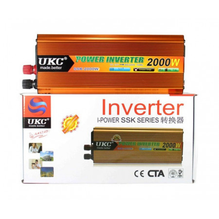 Інвертор перетворювач UKC AC/DC 2000W 24V SSK