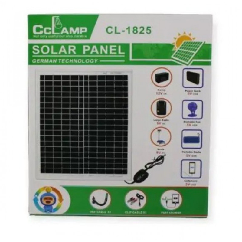 Сонячна панель Cclamp CL-1825 20W