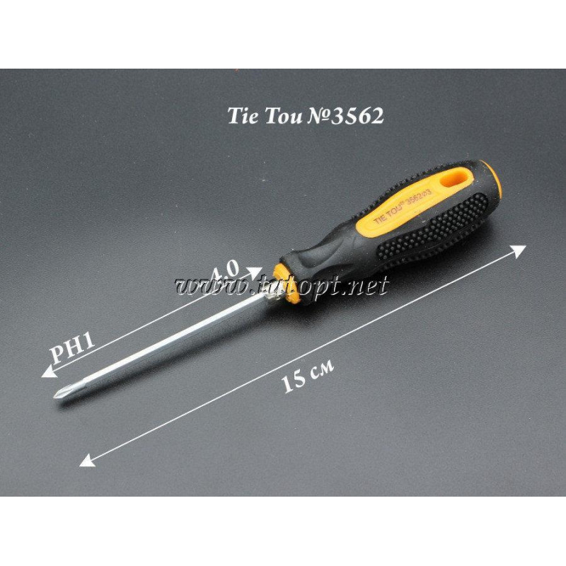 Викрутка двостороння Tie Tou 3562