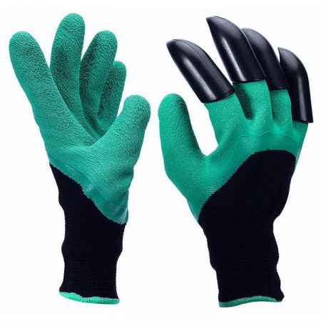 Садові рукавички з кігтями Garden Genie Gloves