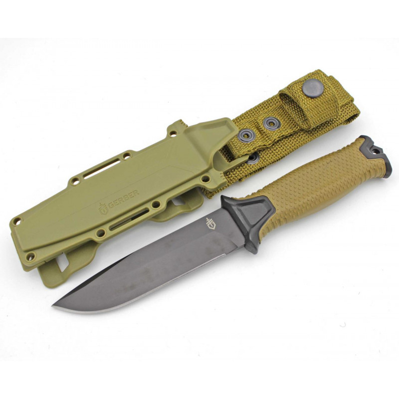 Ніж мисливський Bear Grylls Gerber ОЛИВА 539-1 / 25 см / 11 см
