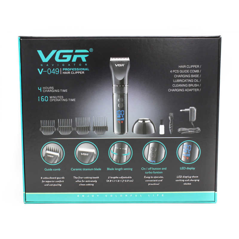 Професійна машинка для стрижки VGR V-049