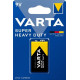 Батарейка VARTA SuperHeavy Duty Крона 6F22 / 9V / соляна / БЛІСТЕР