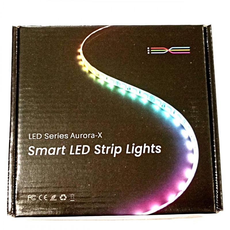 Світлодіодна стрічка RGB Кольорова 54 Led Комплект (В КОРОБЦІ) / 8086