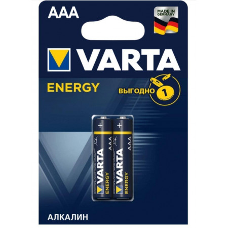 Батарейка Varta LR3/AAA Energy 2 шт/ Алкалінова