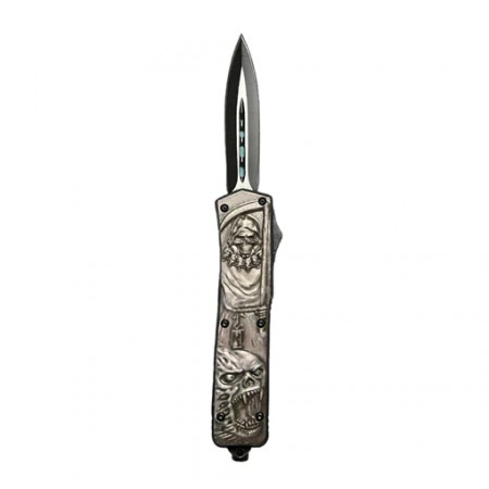 Ніж викидний фронтальний MicroTech 328 Skull