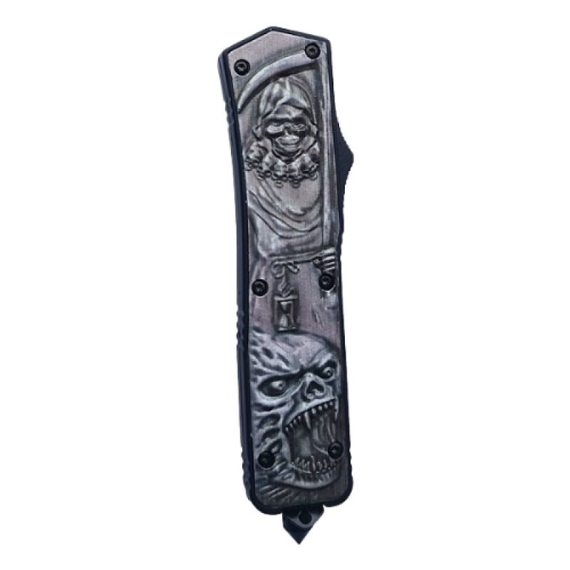 Ніж викидний фронтальний MicroTech 328 Skull